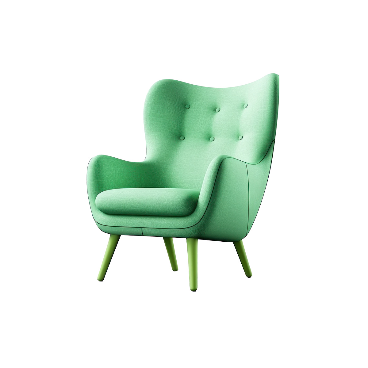 Sierra Modern Light Green Accent Chair
