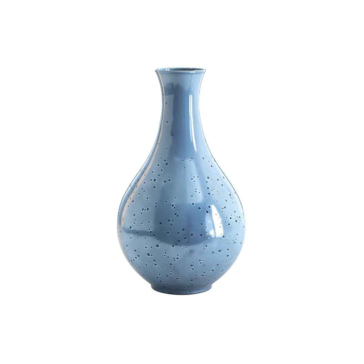 Sierra Speckled Blue Ceramic Vase